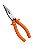ALICATE BICO 1/2 CANA PVC 6 BELZER LARANJA - Imagem 1