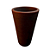 VASO AFORT CÓNICO ALDORA 45 CAFÉ - Imagem 1