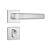 FECHADURA STAM 803/23 ROSETA QUADRADA INOX EXTERNA - Imagem 1