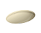 CUBA DECA EMBUTIR OVAL 400X300 CREME - Imagem 1