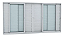 VENEZIANA SASAZAKI ALUMIFORT BRANCA SEM GRADE 100X150X8 - Imagem 1