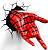 ARANDELA 3D MAO HOMEM ARANHA STARTEC - Imagem 1