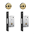FECHADURA STAM 1001 ESPELHO OXID PAR - Imagem 1