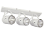 SPOT TRILHO 5130/3 BRANCO - Imagem 1