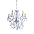 LUSTRE FRANCE 5 TRANSPARENTE STARTEC - Imagem 1