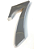 ALGARISMO ELEGANC G Nº 7 CROMADO - Imagem 1