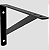 SUPORTE PRATELEIRA HAYNER FORTE PRETO 25 - Imagem 1