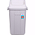 LIXEIRA SANREMO BASC 105 LITROS BRANCA - Imagem 1