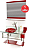 GABINETE DE VIDRO PETTRA KIT MERCU BORDO - Imagem 1