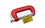 GRAMPO COM SARGENTO 3"  FLEX LOTUS - Imagem 1