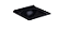 TANQUE GABINETE RORATO KIT AMELIA 61.5X61 PRETO - Imagem 1