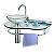 GABINETE CRIS METAL AGIUA MARINHA 977 - Imagem 1