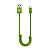 SMARTOGO CABO ESPIRAL 1.2M MULTILASER VERDE - Imagem 1