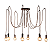 LUSTRE JOY 8 LAP 560/8 - Imagem 1