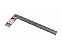 ESQUADRO MAX CABO ALUMÍNIO 25 CM - Imagem 1