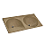 TANQUE DUPLO MARMOFIBRA 102X50 MARMO IMP - Imagem 1