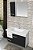 GABINETE BANHEIRO FIMAP QUALITY 0.80 BRANCO/PRETO - Imagem 1
