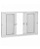 VENEZIANA CRV IDEAL SEM GRADE 150X120X12CM BRANCA - Imagem 1