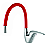 TORNEIRA MEBER  MONO 7001 C62 CROMADO/VERMELHO - Imagem 1