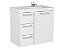 TOUCADOR COZIMAX AÇO AMEIXA BRANCO - Imagem 1