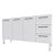 GABINETE COZINHA VENUS BRANCO 160CM - Imagem 1