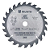 DISCO SERRA CIRCULAR 7.1/4 185MM 24D WURTH - Imagem 1