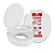 ASSENTO MEBUKI ELEVADO 7,5CM ALMOFADADO BRANCO - Imagem 1
