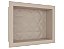 NICHO COZIMAX MULTI 40X30 BEGE TEXTURIZADO TRIANGULAR - Imagem 1