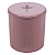CESTO MULT-USO COM TAMPA D.20X25CM ROSA - Imagem 1