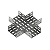 CRUZETA HORIZONTAL 90º 100X100 CH 18PZ - Imagem 1