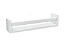 PRATELEIRA REVISTEIRO 10X10X45CM BRANCO PRATK - Imagem 1