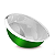 ESCORREDOR DE ARROZ INOX 26 CM VERDE CATUAI - Imagem 1