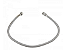 ENGATE FLEXÍVEL LATÃO CROMADO 40 CM - Imagem 1