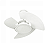 VENTILADOR AVENTADOR LED 127V BRANCO 130W - Imagem 1
