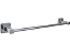 PORTA TOALHA QUADRADA 60CM ZAMAK INOX CROMADO FLVX - Imagem 1