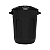 CESTO FECHADO COM TAMPA 93L PRETO ECO NATURE - Imagem 1