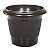 VASO REDONDO PRETO 3,8L ERCA - Imagem 1