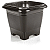VASO QUADRADO PRETO 4,6 LITROS ERCA - Imagem 1