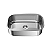 CUBA INOX N2 PROF 140 POLIDA FURO 3.1/2 56X36CM - Imagem 1