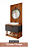 GABINETE BANHEIRO MGM DUNA 60CM TITANIUM/FREIJO - Imagem 1