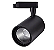 SPOT TRILHO 10W BRANCO QUENTE PRETO HITEC - Imagem 1