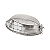 LUMINÁRIA OVAL ZINCADA COM GRADE - Imagem 1
