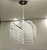 LUSTRE CARACOL PEDRINHA CROMADO REF.31 - Imagem 1