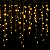 CASCATA 200 LEDS AMARELA  5 METROS 110V - Imagem 1