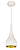 PENDENTE 5864 BRANCO/DOURADO - Imagem 1