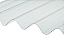 TELHA FIBRA VIDRO INCOLOR 244X1.10X0.6MM - Imagem 1