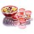 CONJUNTO SOBREMESA VERMELHO 13 PEÇAS ONDULADO ACD 35 - Imagem 1