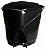 LIXEIRA ASTRA DE PEDAL 16 LITROS PRETO - Imagem 1