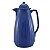 GARRAFA TÉRMICO PLÁSTICO BAMBU AZUL 1 LITRO 1666 LYOR - Imagem 1