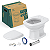 BACIA CELITE + ASSENTO + KIT MONTE FIT PLUS BRANCA - Imagem 1